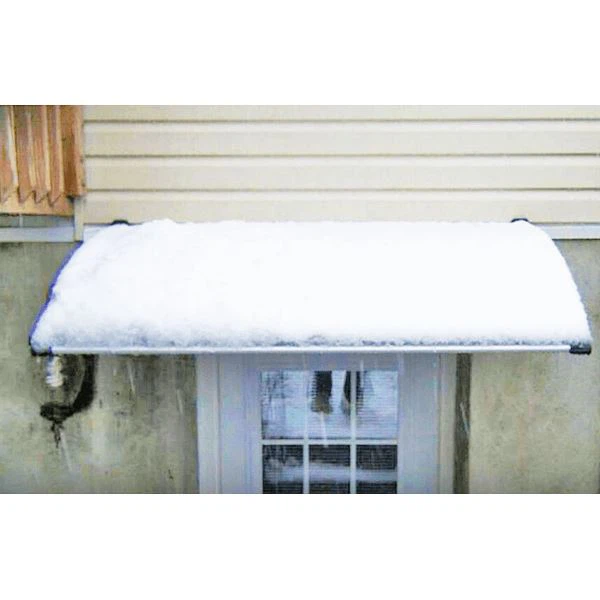 Polycarbonate And Alumnium Frame Awning Outdoor In Grey